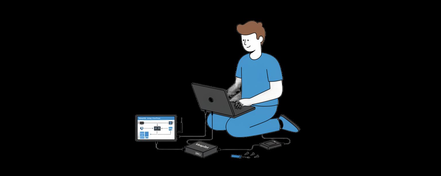 An array of Veepilot branded devices laid out.